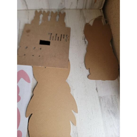 Bunny sign AS IS variety Easter home decor set peep jelly bean egg hunt - Picture 11 of 14